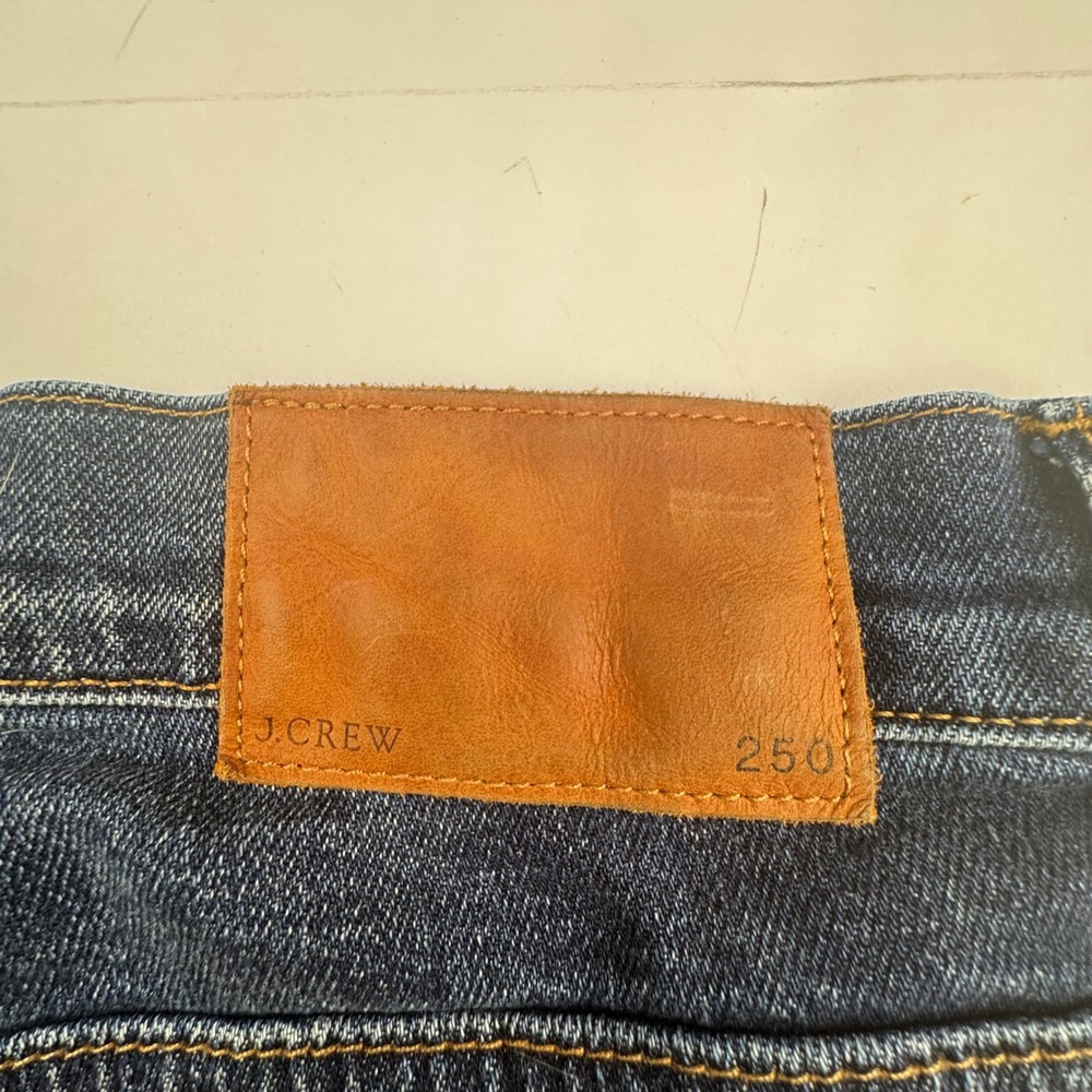 J.Crew Mens Jeans 31x32 Slim Kurabo Premium Japanese Denim Dark Wash Classic - Picture 12 of 13